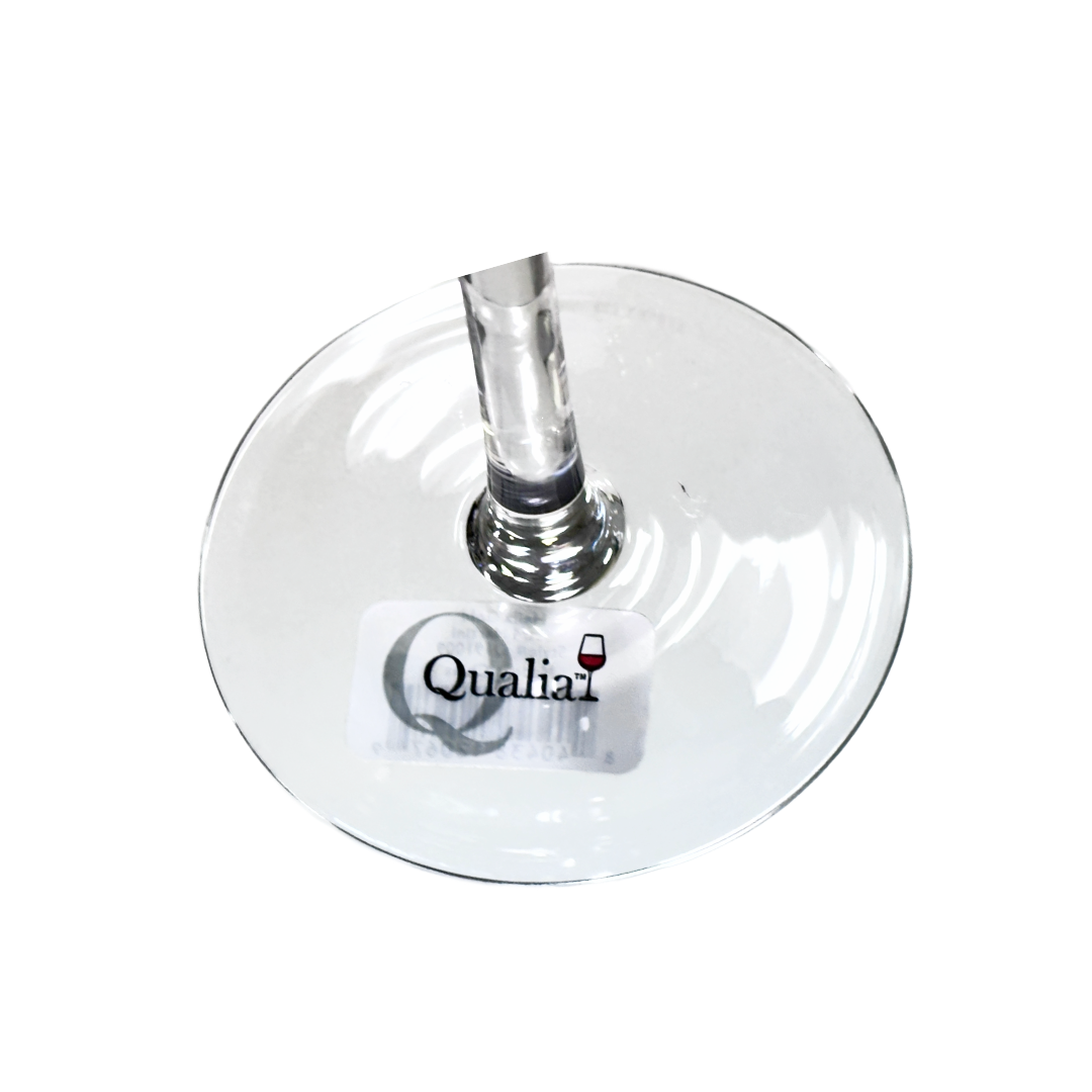 Qualia Glass Helix 8oz. Martini Cocktail Glass w/ Gold Wrap on Stem Hand Crafted