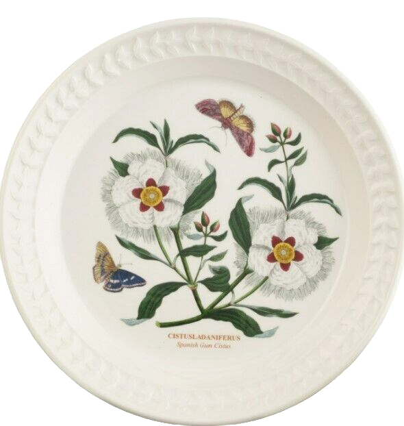 Portmeirion Spanish Gum Cistus, Cistusladaniferus Botanic Garden, Salad Plate 8"