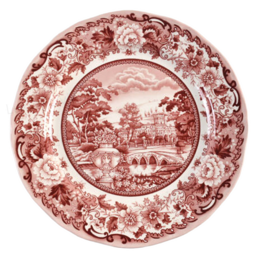 Salad Plates Belmont Pink by Legend (Britsh Heritage) Set of Four 8"