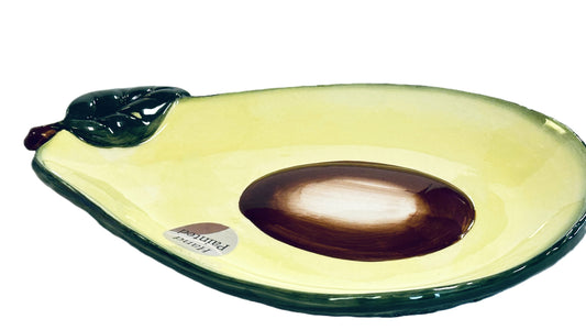 Avocado 10" Hand Painted Plate or Small Platter