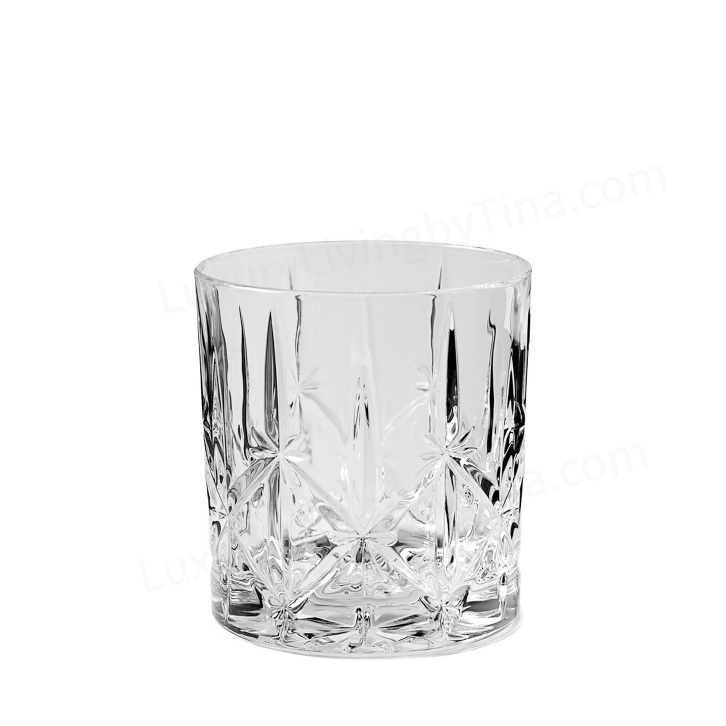 Waterford Crystal Marquis Bicchieri Sparkle Double Old Fashioned Glass Set of 4