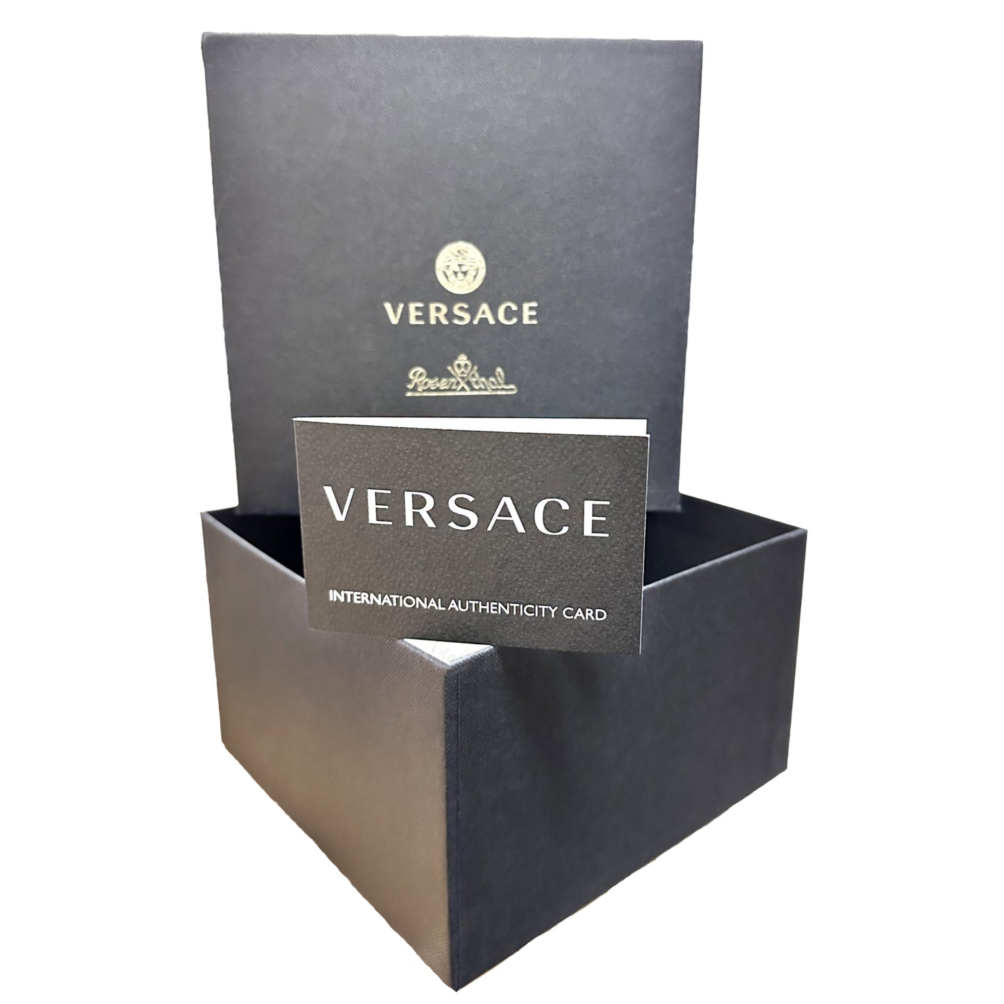 Versace Medusa Gala Gold Porcelain Lidded Votive Le Jardin de Versace Fragrance