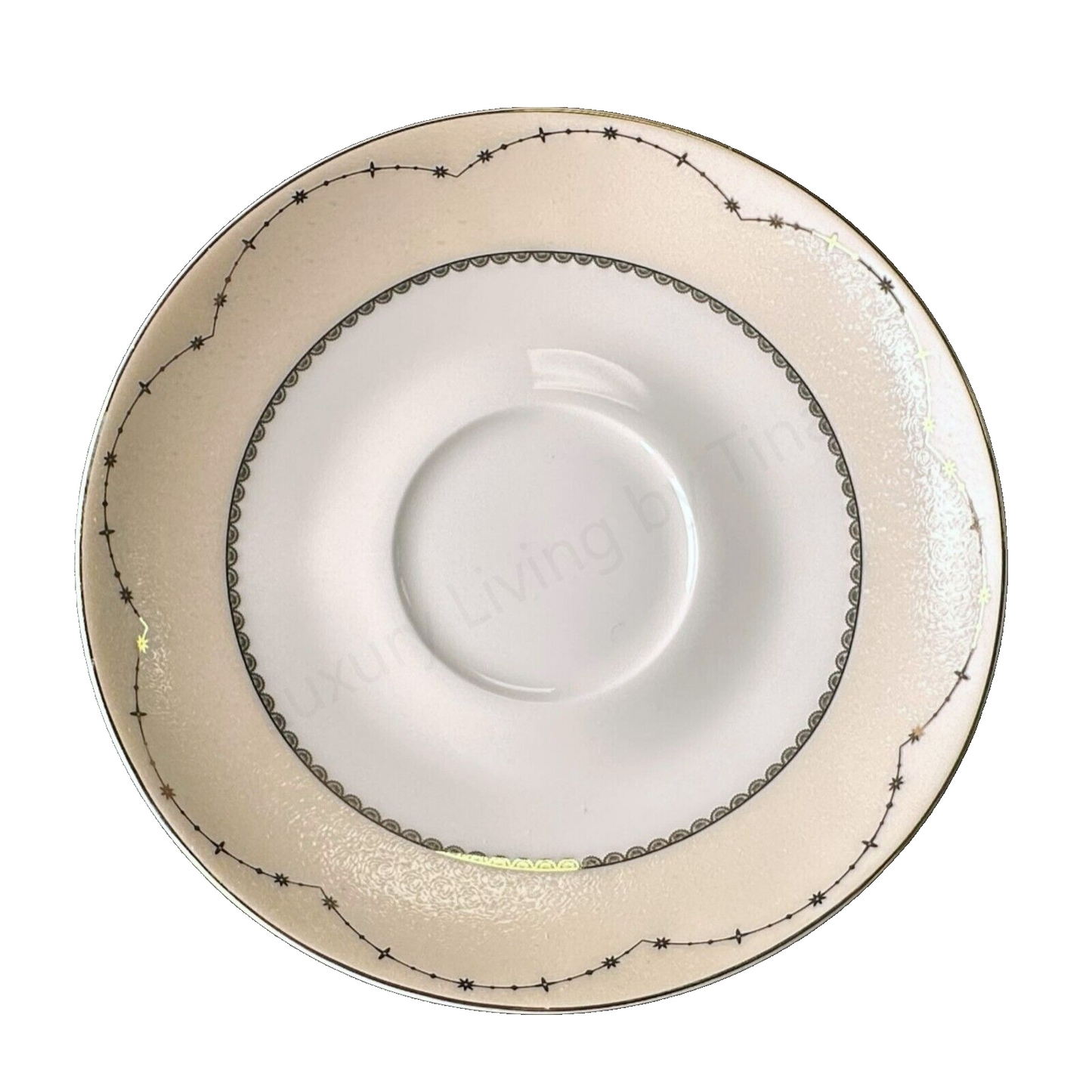 Joseph Sedgh VINERY 7193 Teacup, Coffee Cup, with Saucer Fine Bone China 8 Pcs