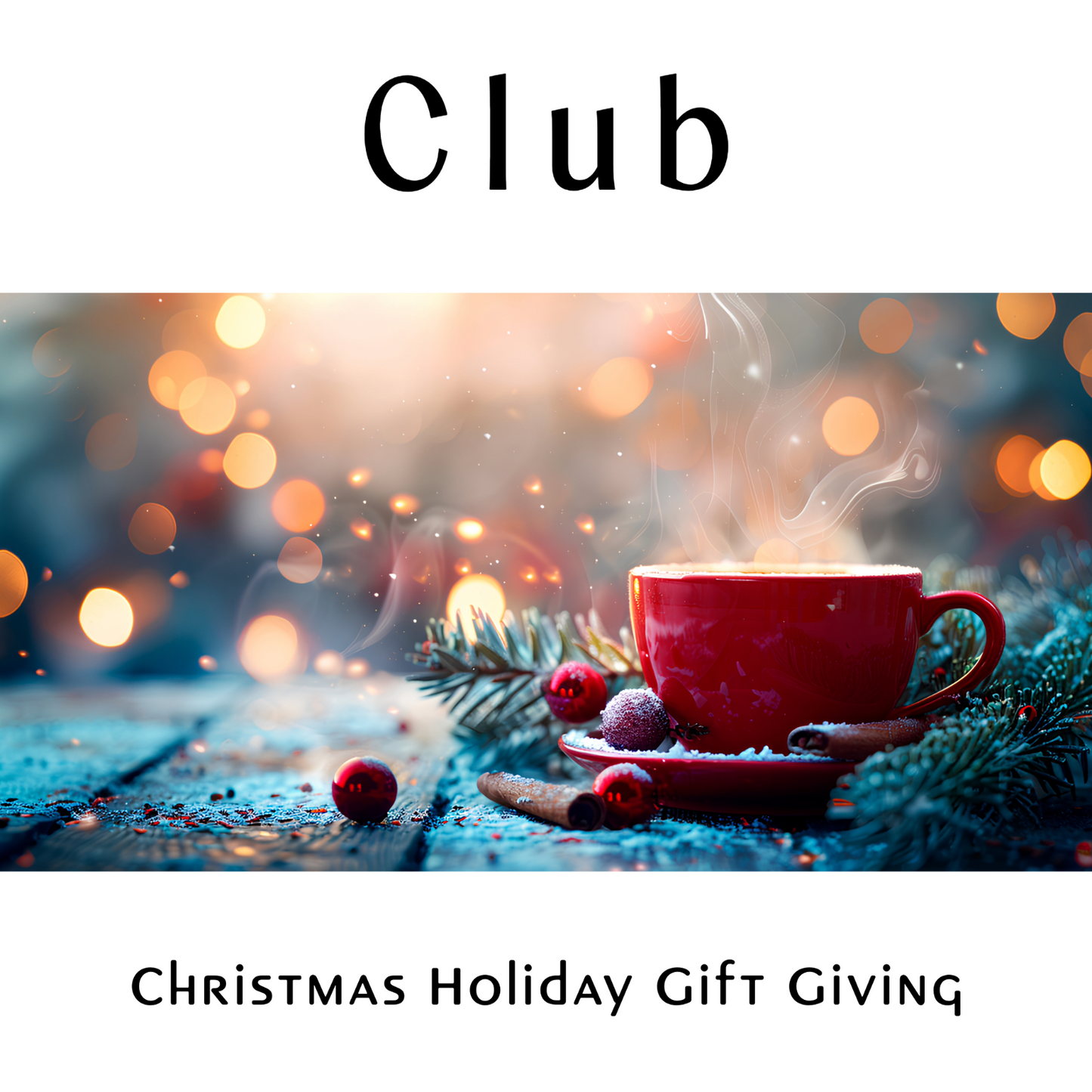 Christmas Monthly Mystery Mug Club - Recipient Receives Surprise Mug Every Month