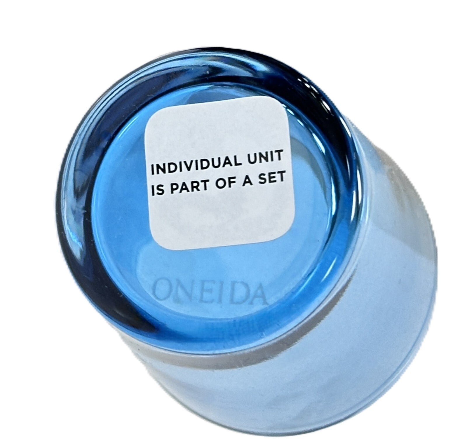 Royal Blue Shot Glasses, Stackable 3 oz  by Oneida Set of 6