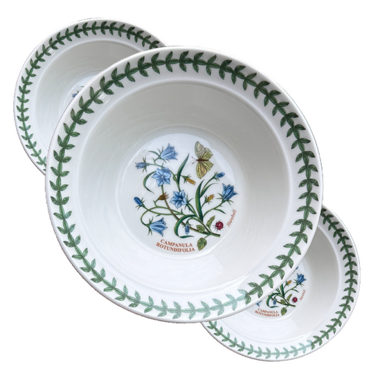 Portmeirion, Harebell, Campanula Rotundifolia, Bowl Botanic Garden Harmony Set/3