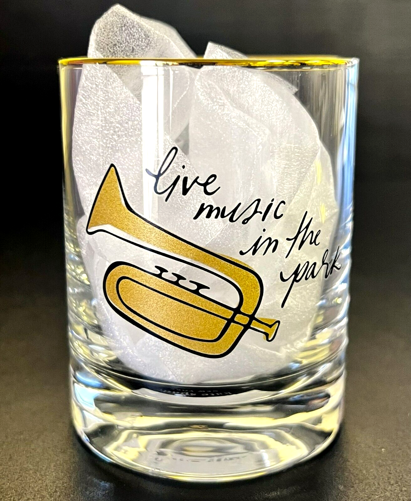 Kate Spade Whiskey Glass Manhattan. "Late Night Karaoke" & "Music In The Park"