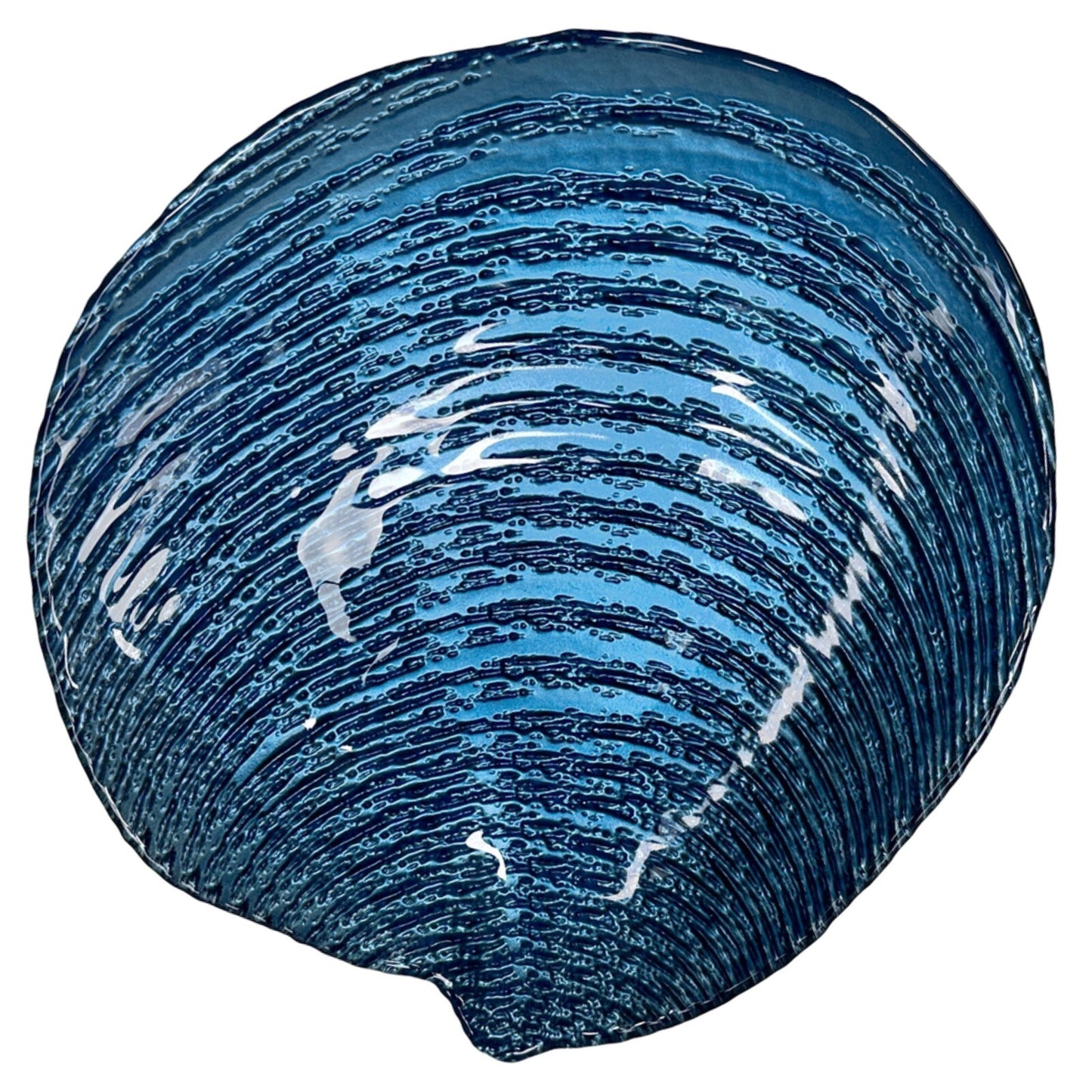 Clam Shaped Plates 3 pc set by Coastal Collection, Beach Life Sea & Ocean Plates