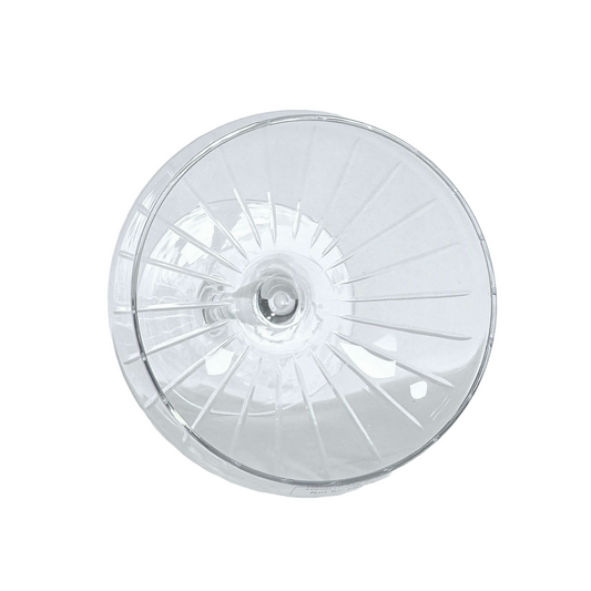 Champagne Glass Coupe Saucer, 2PC Round Glass Handmade w/Etched Linear Design