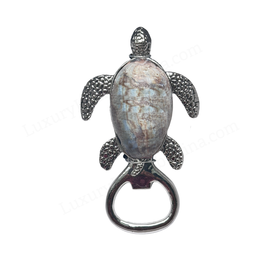 Bottle Opener Tropical Sea Life Turtle with Unique Stone-Look Shell by Tommy Bahama