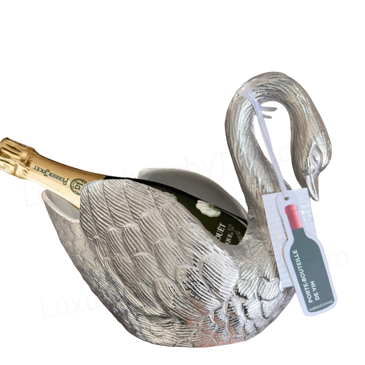 Decorative metal swan ice bucket/wine Chiller 