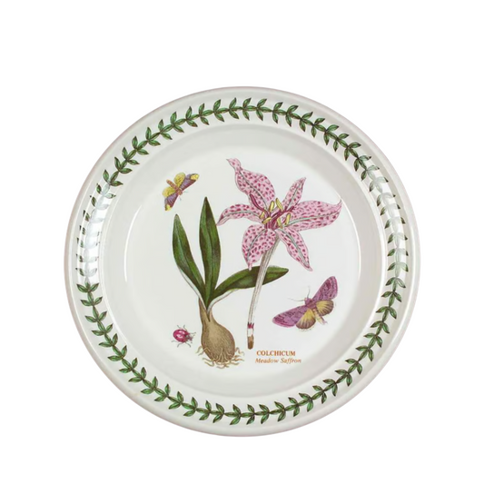 Portmeirion 10.5" Dinner Plate Papilio Amethyst Botanic Garden Harmony  Meadow Saffron x4