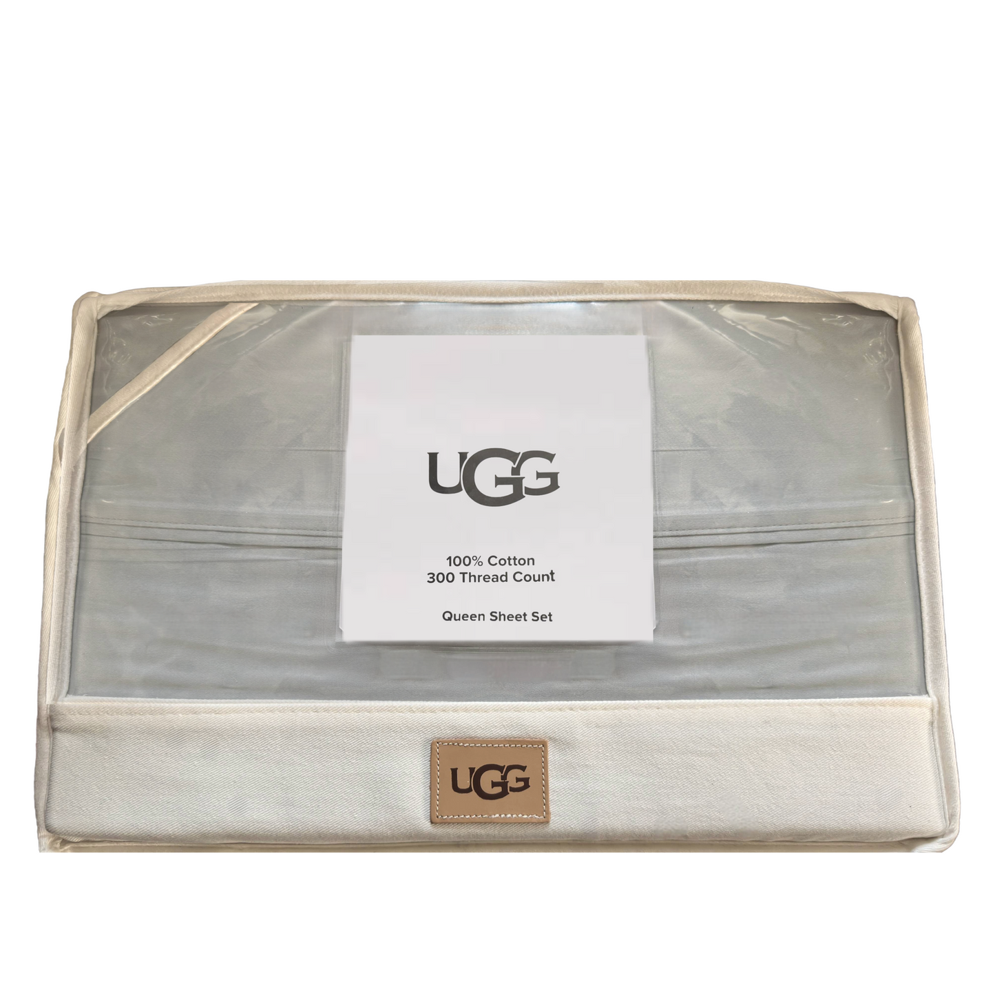 Ugg Queen Size Bedsheets Elegant Lush Gray 4 Piece Flat Sheet Fitted Sheet 2 Pillow Cases
