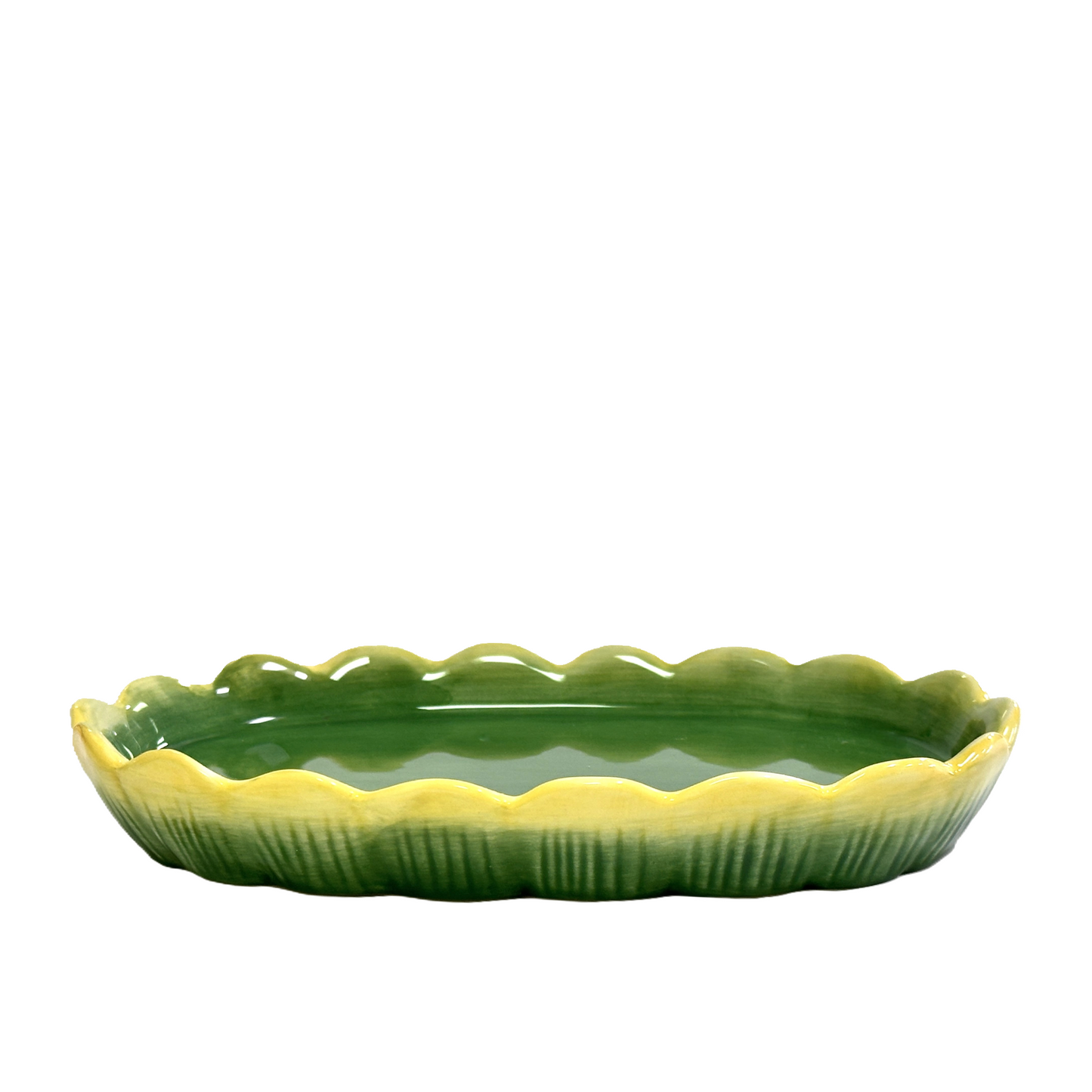 Ceramic Butter Dish w/3-D Roses on Lid and a Lilypad Base by Corner Ruby Garden
